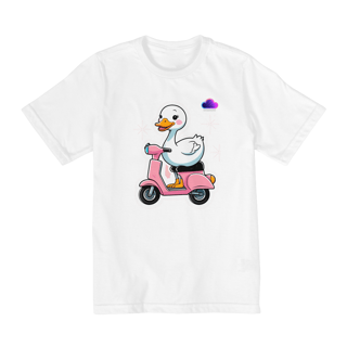 Nome do produto Camiseta: Patinha Scooter Girl – Estilo Sobre Rodas!