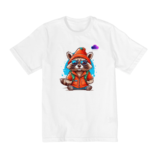 Nome do produto Camiseta: Guaxinim Urbano – Estilo nas Ruas!