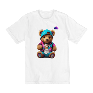 Nome do produto Camiseta: Ursinho Hype Street – Estilo que Abraça!