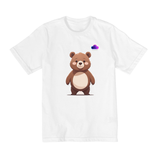 Nome do produto Camiseta Ursinho Meiguice – Um Toque de Doçura no seu Look!