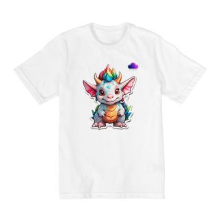 Nome do produto Camiseta Dragão Arco-Íris – Pequeno, Poderoso e Mágico