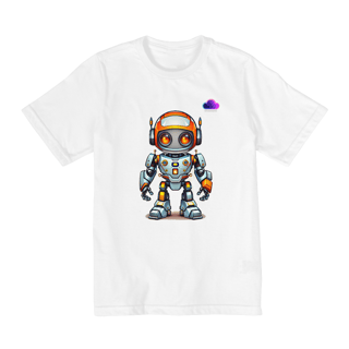 Nome do produto Camiseta RoboZinho Espacial – O Futuro Está com Você