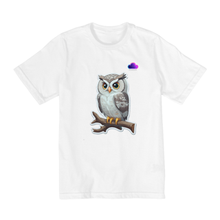 Nome do produto Camiseta Coruja Sábia – Estilo com Inteligência