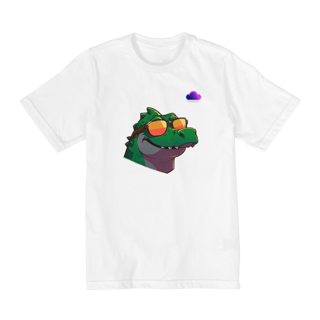 Nome do produto Camiseta Jacaré Descolado – Estilo Selvagem com Óculos Espelhados!