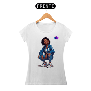Nome do produto Camiseta Feminina Street Queen – Estilo que Impõe Respeito