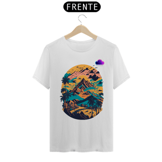 Nome do produto Camiseta Sunset Mountain – Arte, Liberdade e Natureza