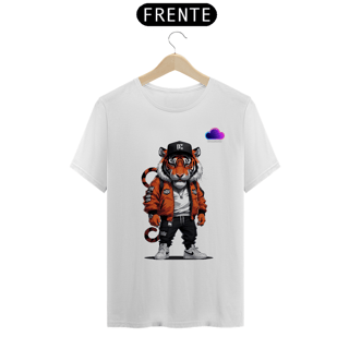 Nome do produto Camiseta Tigre Urbano – Fera no Estilo, Rei da Rua
