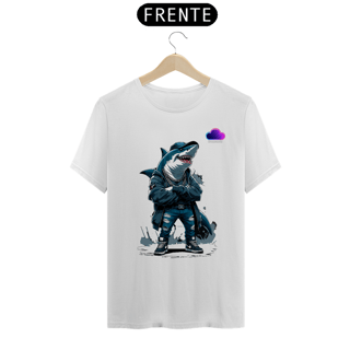 Nome do produto Camiseta Shark Boss – Estilo Frio, Atitude Quente