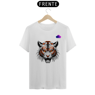 Nome do produto Camiseta Tigre Tribal – Olhar que Impõe Respeito
