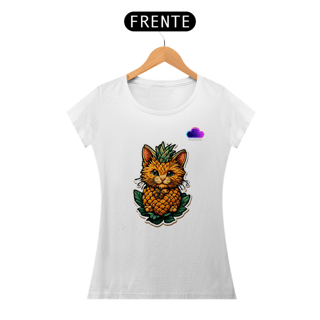 Nome do produto Camiseta Feminina Gatopaxi – A Mistura Mais Fofa do Verão!
