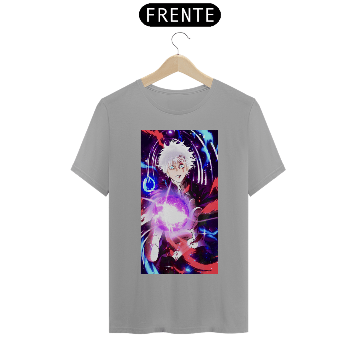 Nome do produto: Camisa Gojo Vazio Roxo