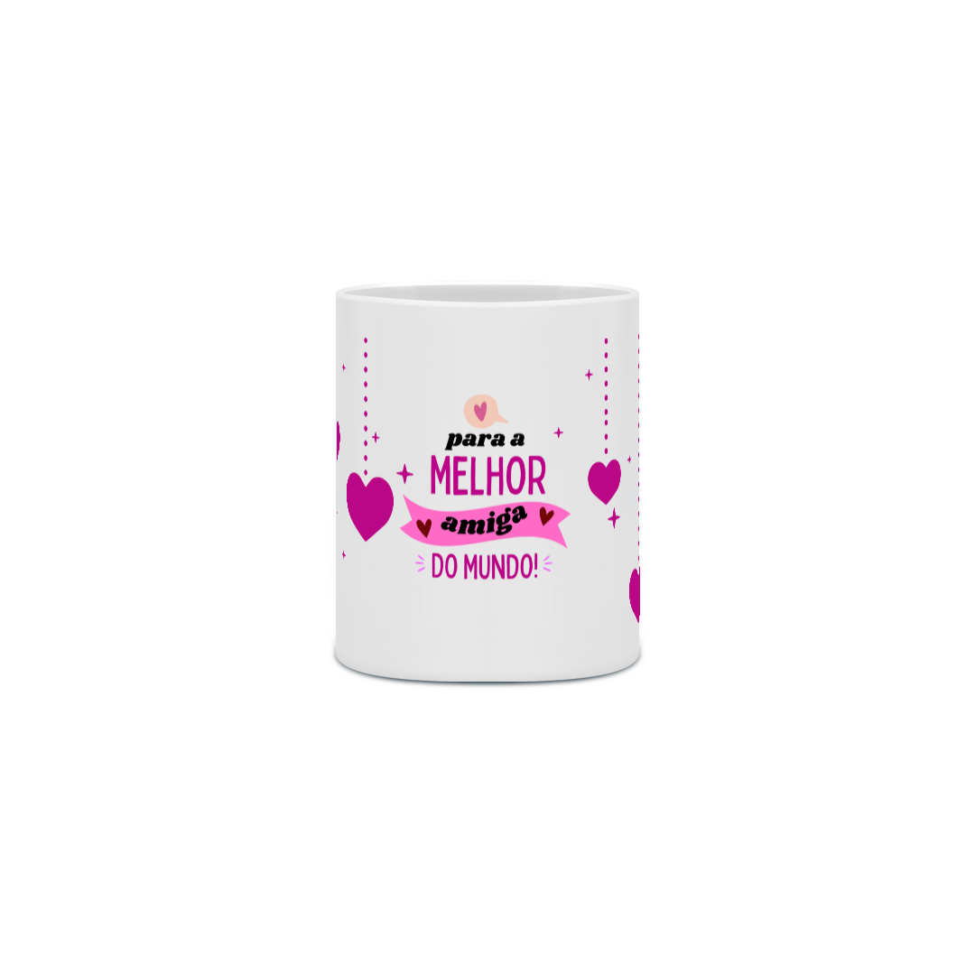 Caneca Porcelana - Melhor Amiga