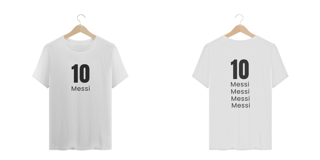 Nome do produto camisa branca do messi