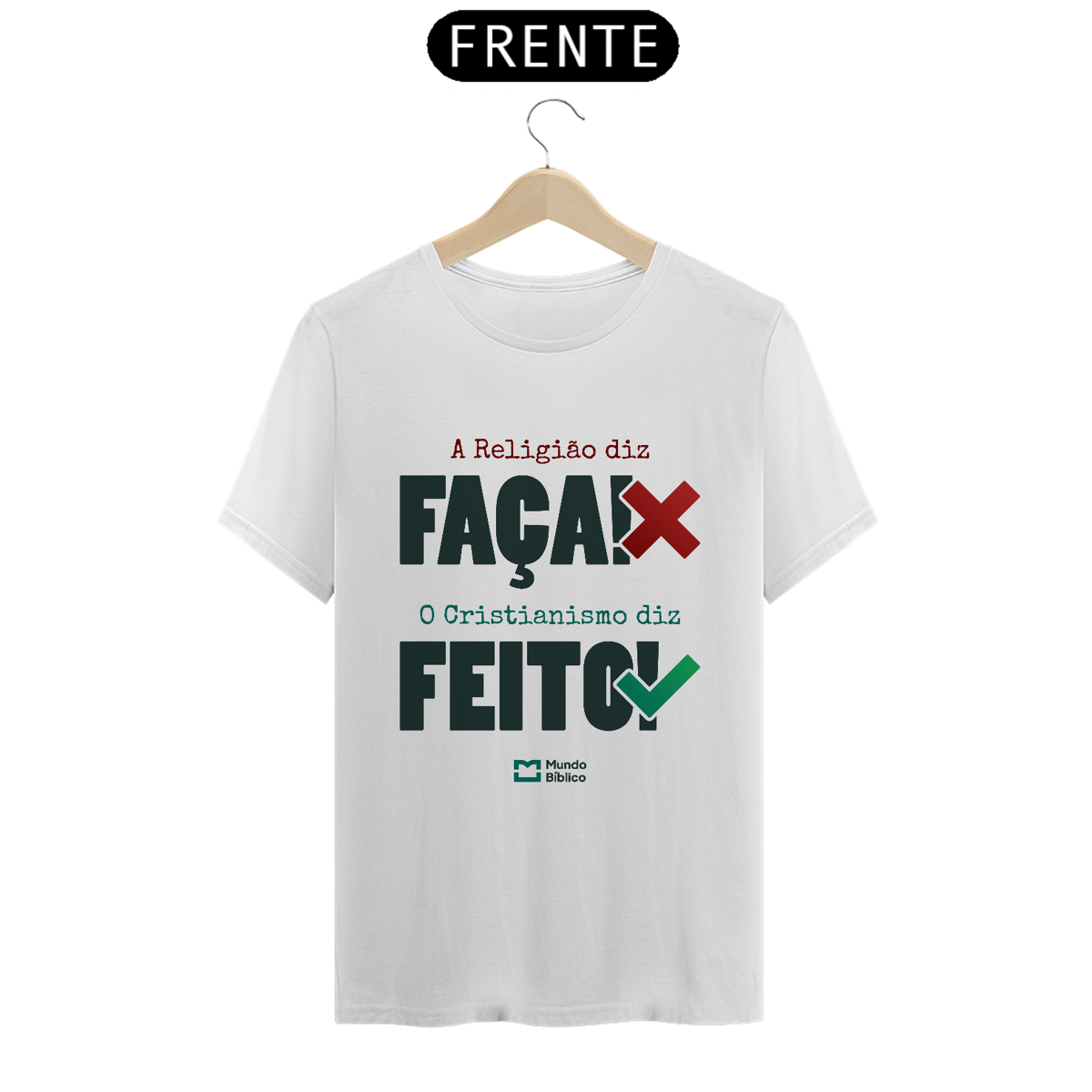 Nome do produto: Camiseta | Religião VS Cristianismo