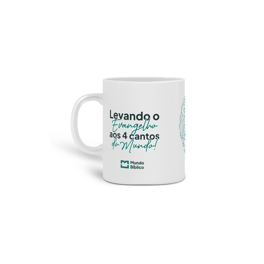 Nome do produto: Caneca | 4 cantos do Mundo