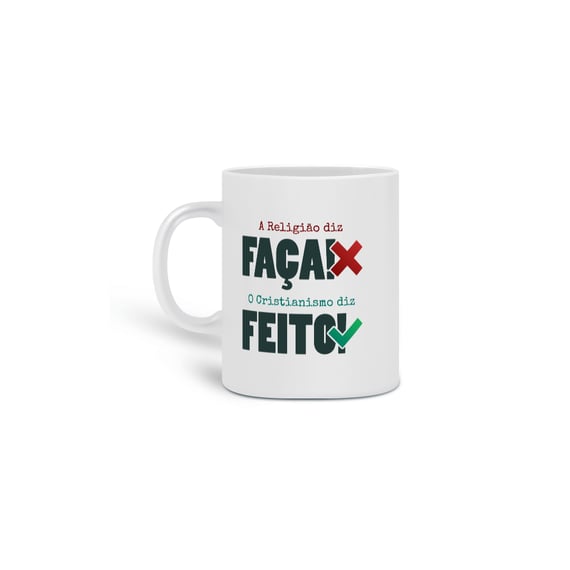 Caneca | Religião VS Cristianismo