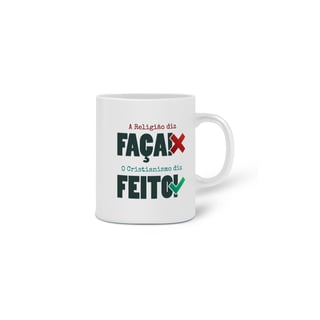 Nome do produto Caneca | Religião VS Cristianismo