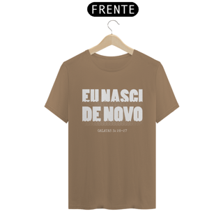 Nome do produto Camiseta | Eu nasci de novo