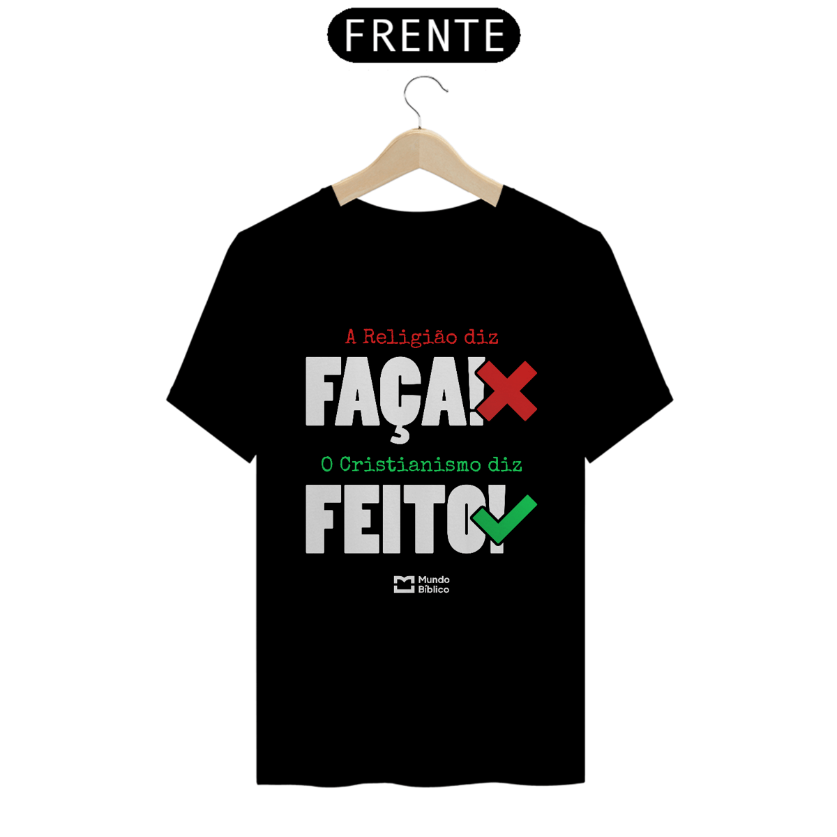 Nome do produto: Camiseta | Religião VS Cristianismo