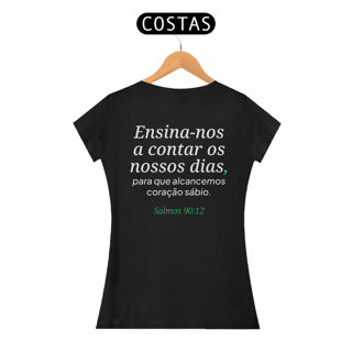 Nome do produto Camiseta “Ensina-nos a Contar os Dias” – Salmos 90:12