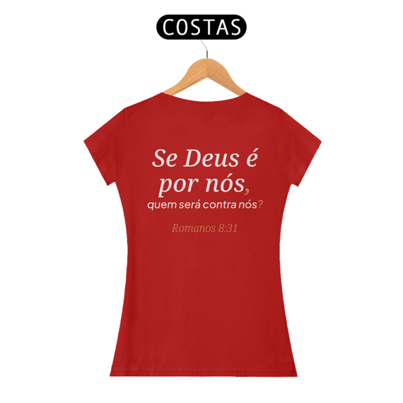 Camiseta “Deus é por Nós” – Romanos 8:31