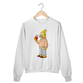 Nome do produto  Moletom - Abraham Simpson II (Denture Edition)