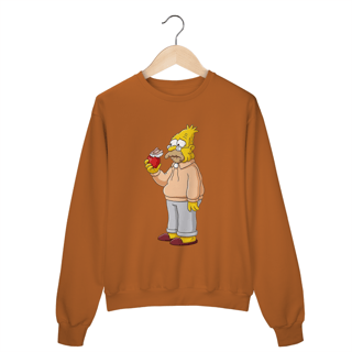 Nome do produto  Moletom - Abraham Simpson II (Denture Edition)