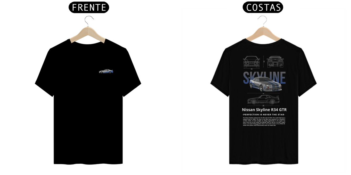 Nome do produto: Camiseta - Carro do Brian (Velozes e Furiosos)