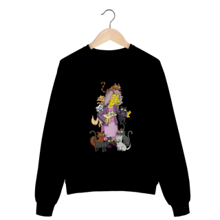 Nome do produto Moletom - Eleanor Abernathy (Crazy Cat Lady)
