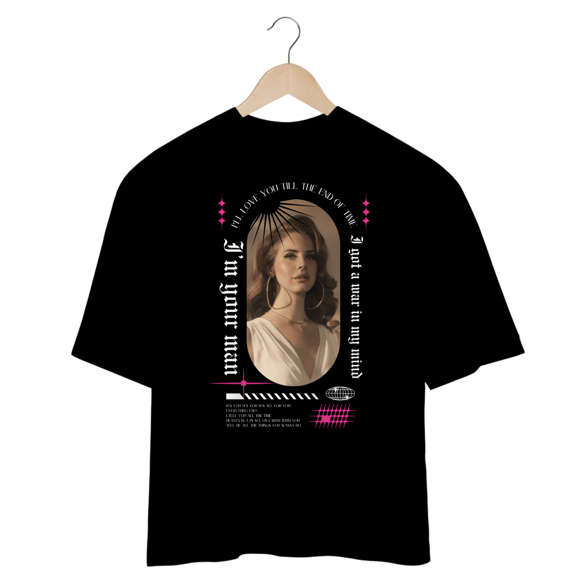 Nome do produto: Camiseta Oversized - \