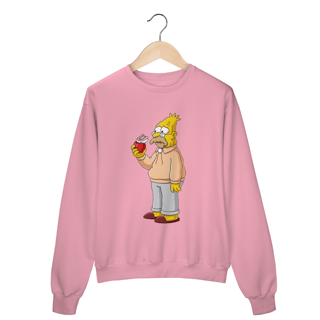 Nome do produto  Moletom - Abraham Simpson II (Denture Edition)