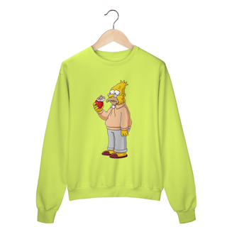 Nome do produto  Moletom - Abraham Simpson II (Denture Edition)