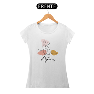 Camiseta #Gateiros – O Amor Pelos Gatos em Cada Traço!