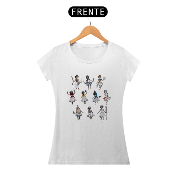 CAMISA FEMININA  RODA DE ORIXÁS