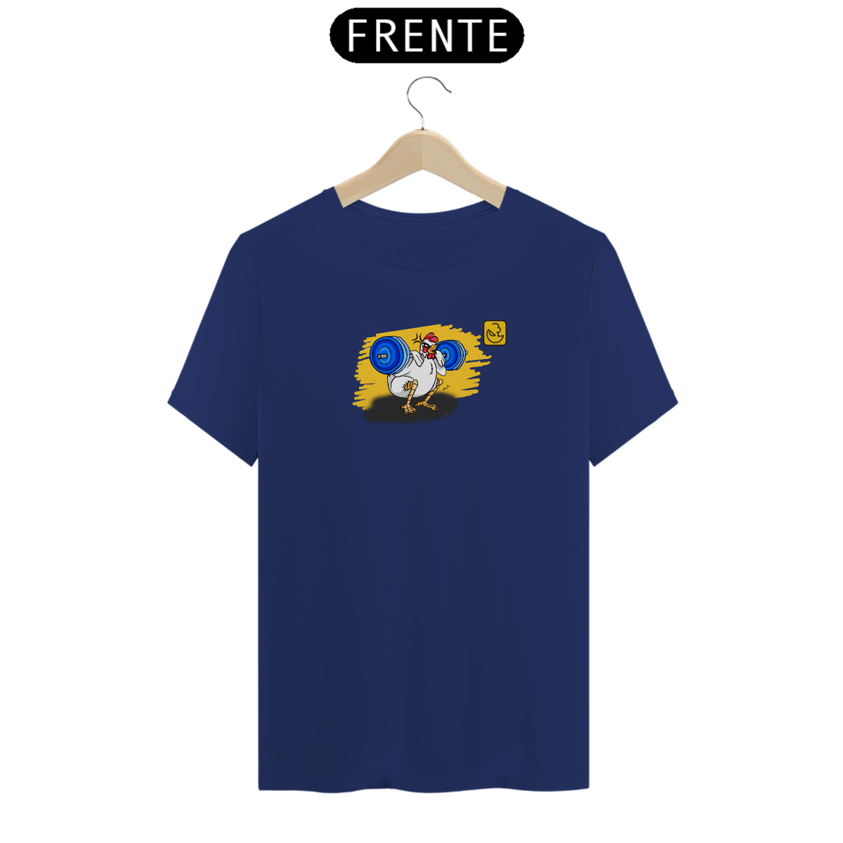 Nome do produto: Camiseta Frango Squat Pima