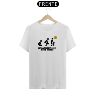Nome do produto Camiseta Levantamento de bons modos Pima