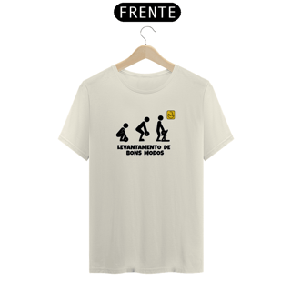 Nome do produto Camiseta Levantamento de bons modos Pima
