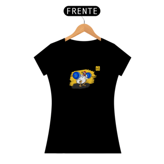 Nome do produto Camiseta Babylook Frango Squat Pima