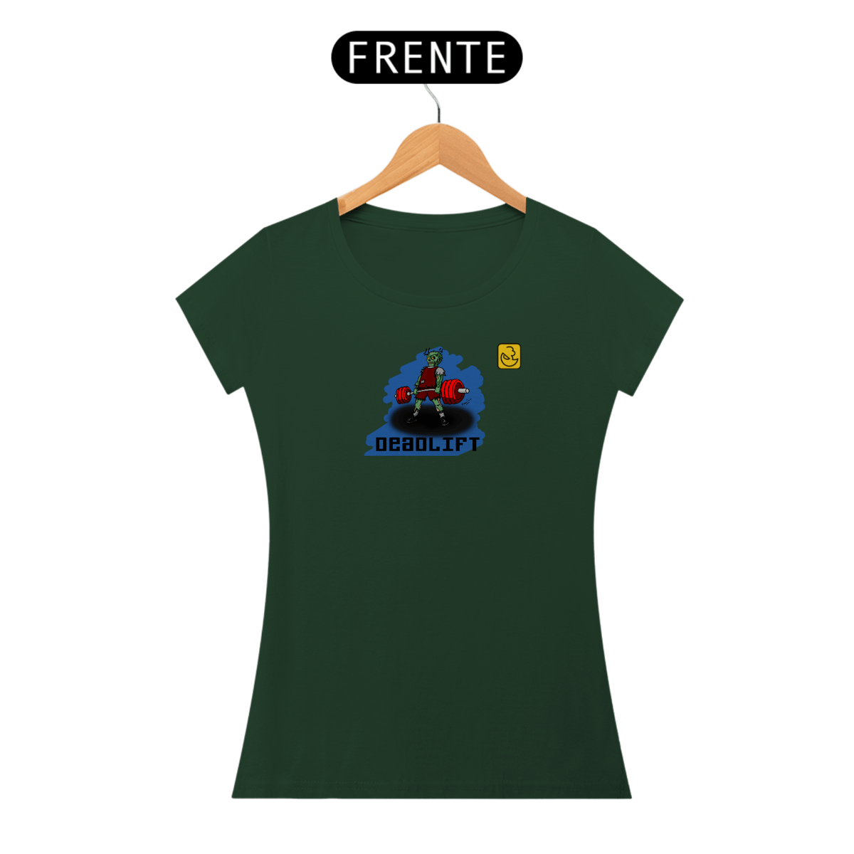 Nome do produto: Camiseta Babylook Deadlift Pima