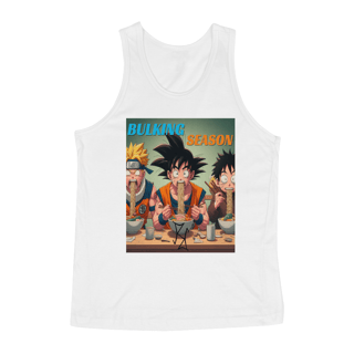 Nome do produto Regata Bulking Season - Goku, Naruto e Luffy