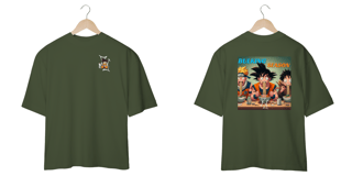 Nome do produto Oversized Bulking Season - Goku, Naruto e Luffy 