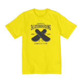T-Shirt Quality Infantil (10 a 14) - Skateboarding