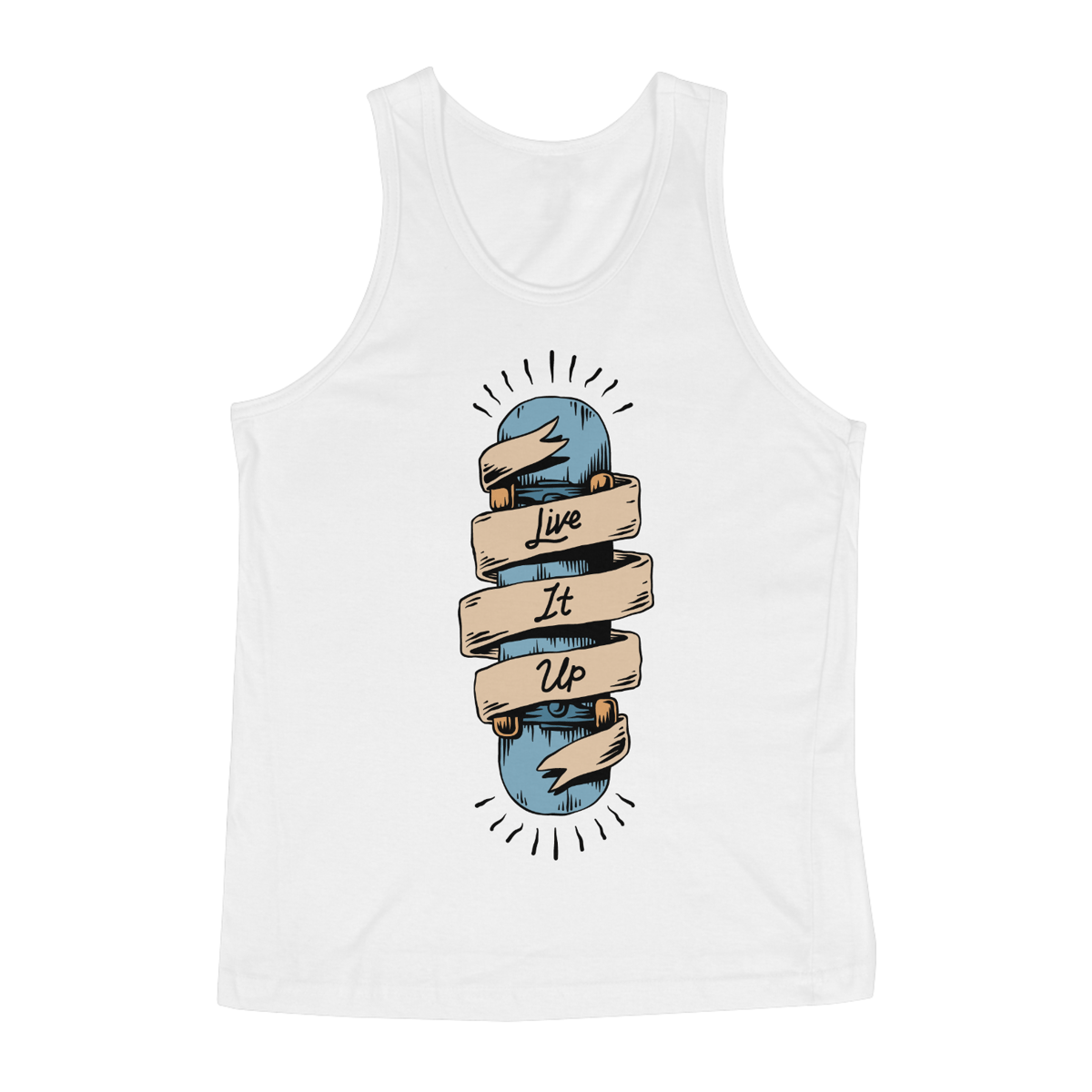 Nome do produto: Regata Masculina Quality - SKT Live it up