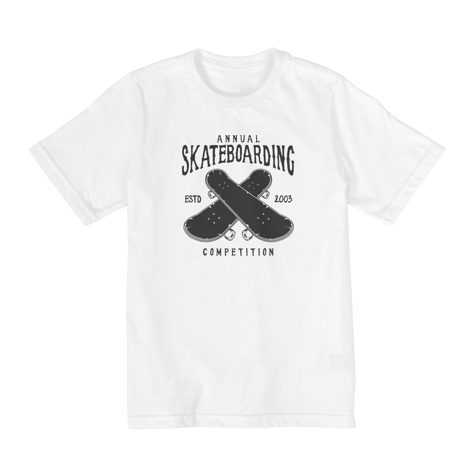 T-Shirt Quality Infantil (2 a 8) - Skateboarding