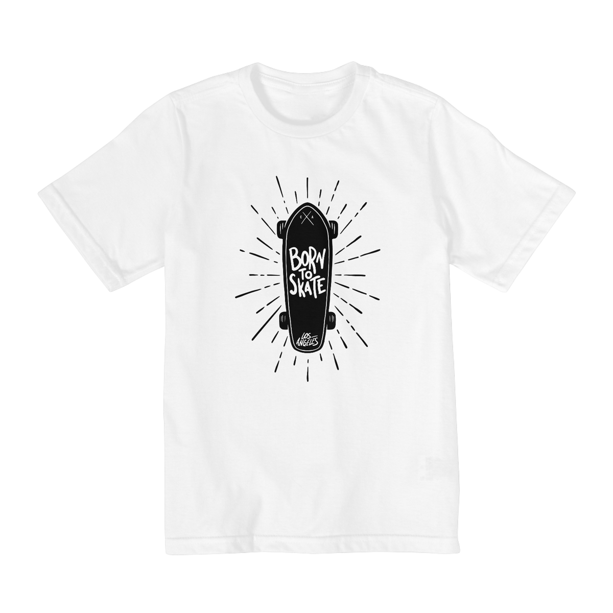 Nome do produto: T-Shirt Quality Infantil (2 a 8) - Born to Skate