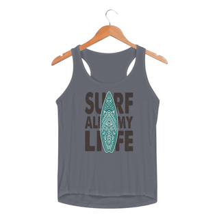Nome do produto Regata Fem Sportv Dry Uv - Surf