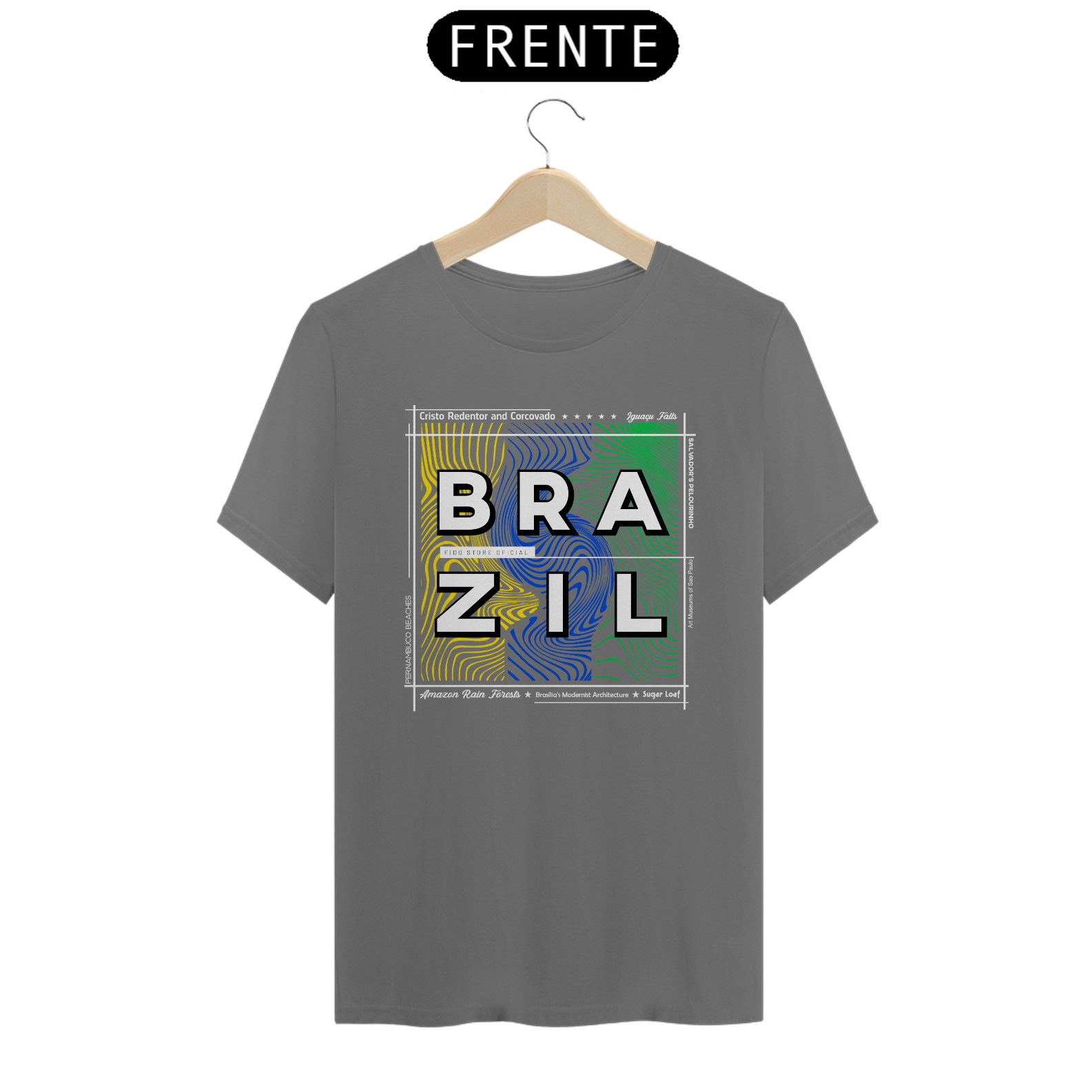 T-Shirt Estonada - Brazil