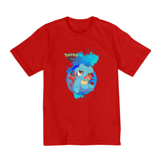 Nome do produto CAMISETA POKEMON TOTODILE PAINT