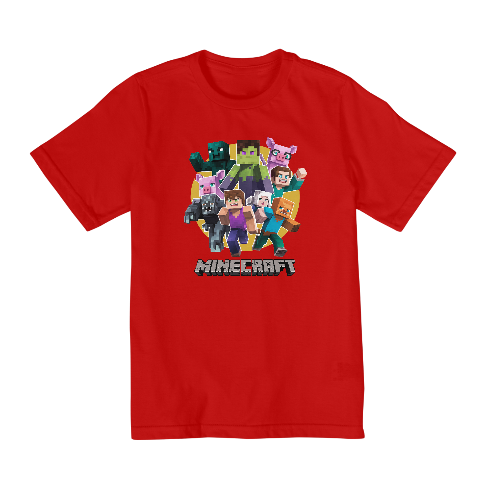 CAMISETA MINECRAFT TEAM UP