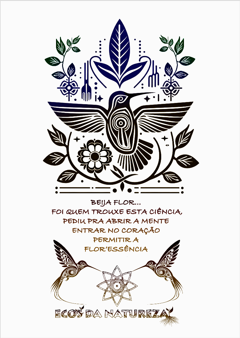 Nome do produto: Poster Beija Flor é Flor